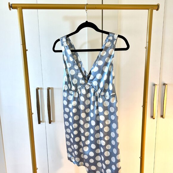 100% Silk Polka Dot Dress by Fiori di Zucca - Picture 2 of 8
